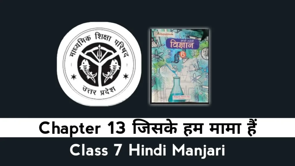 UP Board Class 7 Hindi Manjari Chapter 13