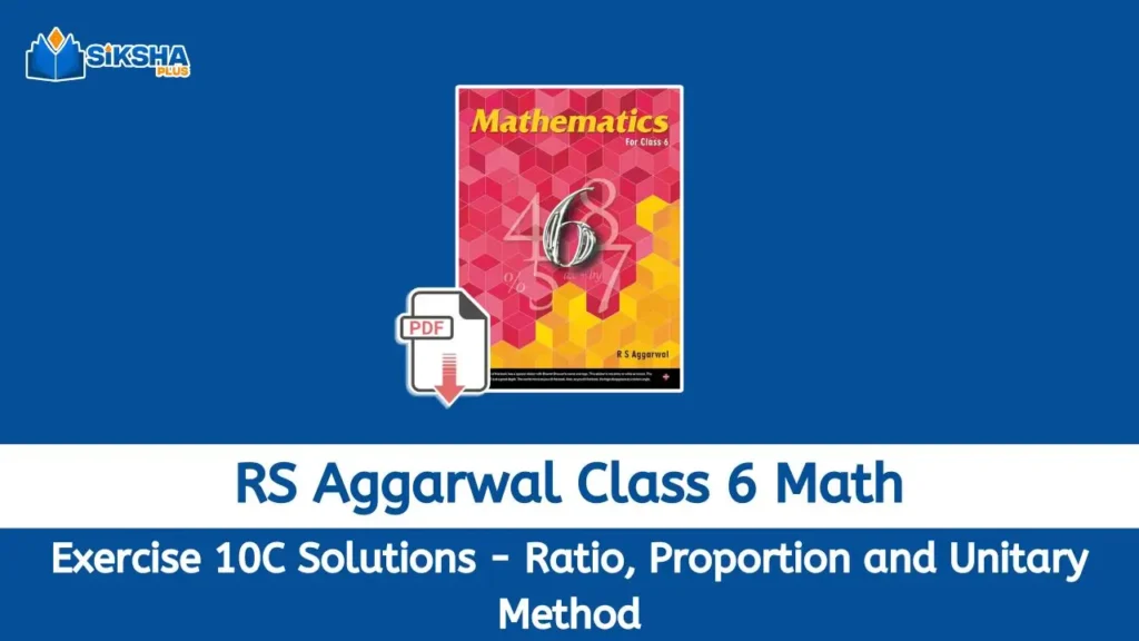 RS Aggarwal Class 6 Exercise 10C Solutions