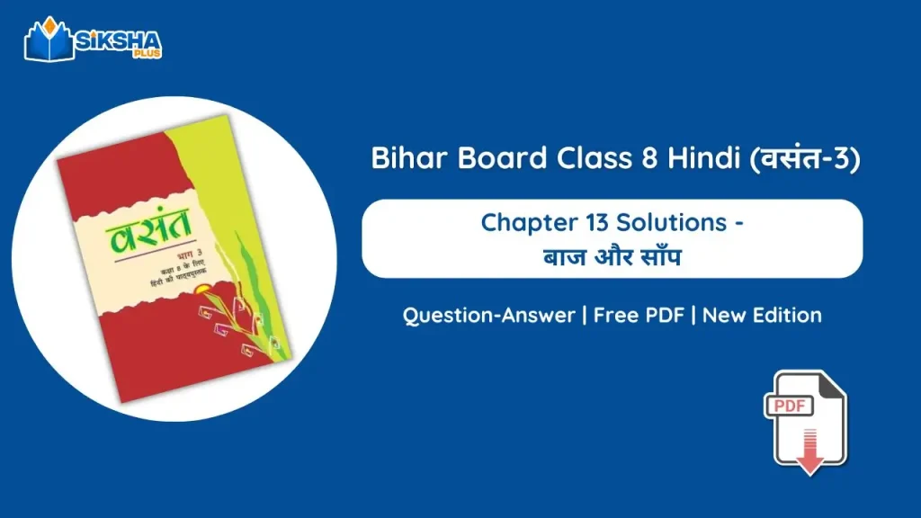 Bihar Board Class 8 Hindi Vasant Chapter 13 Solutions new